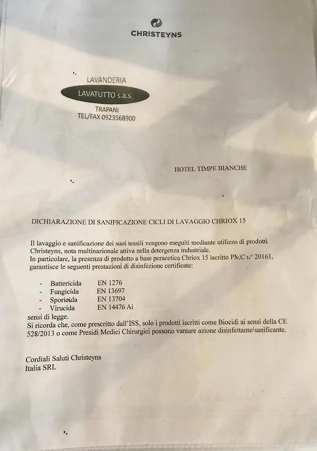 B&B Timpe Bianche Castelluzzo Italia